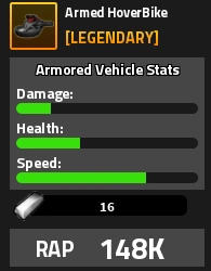 Armed HoverBike Military Tycoon