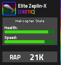 Elite Zeplin-X Military Tycoon