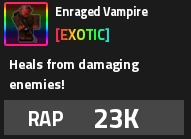 Enraged Vampire Military Tycoon