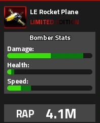 LE Rocket Plane Military Tycoon