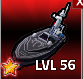 Limited SONAR Military Tycoon vessel at LVL 56