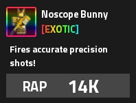 Noscope Bunny Military Tycoon