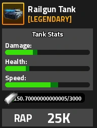 Railgun Tank Military Tycoon