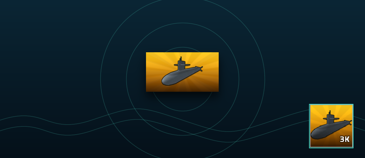SSBN Military Tycoon Ballistic-missile submarine guide artwork and item card
