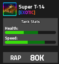 Super T-14 Military Tycoon Exotic tank