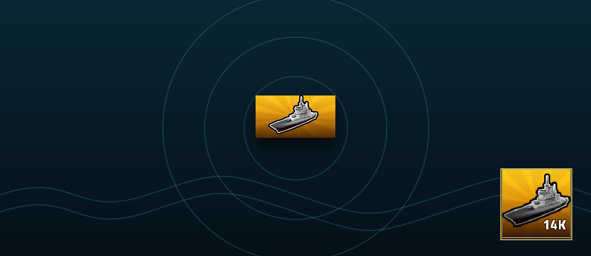 Warship Military Tycoon Warship guide artwork and item card