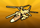 Gold Ka-52 in Military Tycoon