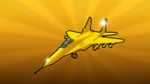 Gold MiG-29 in Military Tycoon