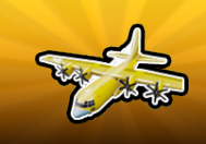 Golden AC-130 Military Tycoon