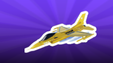 Golden F-16 in Military Tycoon