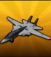 Red F14 in Military Tycoon